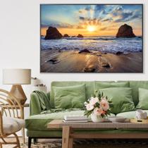 Quadro Decorativo Praia Mar Paisagem Belezas Naturais Salas