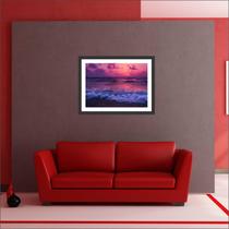 Quadro Decorativo Praia Mar Paisagens Salas Quartos Decorações Com Moldura Quadro Decorativo Praia Mar Paisagens Salas Quartos Decorações Com Moldura
