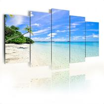 Quadro Decorativo Praia Para Sala Quarto Escritório 105x60cm