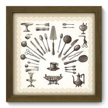 Quadro Decorativo - Prataria - 22cm x 22cm - 021qdcm
