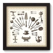 Quadro Decorativo - Prataria - 22cm x 22cm - 021qdcp