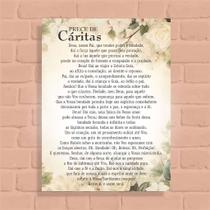 Quadro Decorativo Prece de Cáritas 01