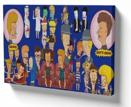 Quadro Decorativo Premium Tela 50x70 beavis and butt head balao