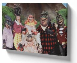 Quadro Decorativo Premium Tela 50x70 familia dinossauro dino fran vovo Quadro Decorativo Premium Tela 50x70 familia dinossauro dino fran vovo