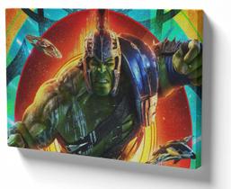 Quadro Decorativo Premium Tela 50x70 hulk ragnarok Quadro Decorativo Premium Tela 50x70 hulk ragnarok