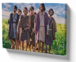 Quadro Decorativo Premium Tela 50x70 jesus e discipulos Quadro Decorativo Premium Tela 50x70 jesus e discipulos