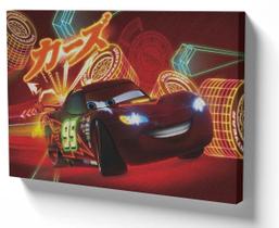 Quadro Decorativo Premium Tela 50x70 mcqueen luminoso Quadro Decorativo Premium Tela 50x70 mcqueen luminoso
