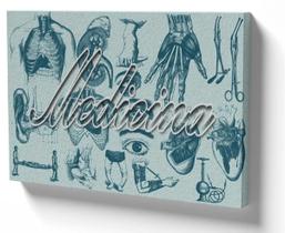 Quadro Decorativo Premium Tela 50x70 medicina medico parte corpo Quadro Decorativo Premium Tela 50x70 medicina medico parte corpo