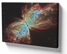 Quadro Decorativo Premium Tela 50x70 nebulosa borboleta Quadro Decorativo Premium Tela 50x70 nebulosa borboleta