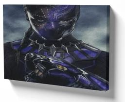 Quadro Decorativo Premium Tela 50x70 pantera negra shuri Quadro Decorativo Premium Tela 50x70 pantera negra shuri