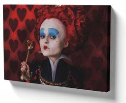 Quadro Decorativo Premium Tela 50x70 rainha alice pais das maravilhas Quadro Decorativo Premium Tela 50x70 rainha alice pais das maravilhas