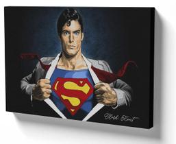 Quadro Decorativo Premium Tela 50x70 superman clark kent super homen Quadro Decorativo Premium Tela 50x70 superman clark kent super homen