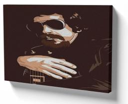 Quadro Decorativo Premium Tela 50x70 toca raul seixas rei do rock brasileiro Quadro Decorativo Premium Tela 50x70 toca raul seixas rei do rock brasileiro