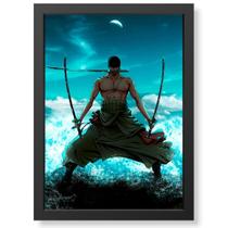 Quadro Decorativo Presente Geek One Piece Roronoa Zoro geek.frame - 7898960704198 Quadro Decorativo Presente Geek One Piece Roronoa Zoro geek.frame - 7898960704198
