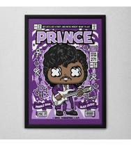 Quadro Decorativo Prince Art Geek Com Moldura E Vidro Preto Quadro Decorativo Prince Art Geek Com Moldura E Vidro Preto