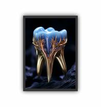 Quadro Decorativo Profissão Odontologia 1 Dente Dentista Quadro Decorativo Profissão Odontologia 1 Dente Dentista