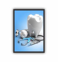 Quadro Decorativo Profissão Odontologia 4 Dente Dentista