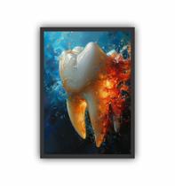 Quadro Decorativo Profissão Odontologia 5 Dente Dentista
