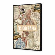 Quadro decorativo Profissoes arte Fisioterapia com moldura 60x40 Quadro decorativo Profissoes arte Fisioterapia com moldura 60x40