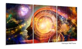 Quadro Decorativo Psicologia Consultório Mente 3 peças