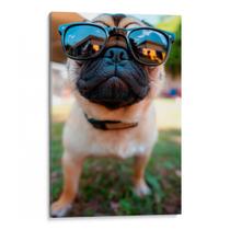 Quadro decorativo Pug Estiloso