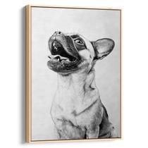 Quadro decorativo Pug Feliz