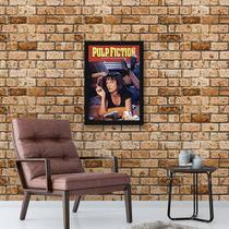 Quadro Decorativo Pulp Fiction - Uma Thurman 45x34cm Quadro Decorativo Pulp Fiction - Uma Thurman 45x34cm