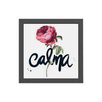 Quadro Decorativo Quadrado Calma 20x20cm Quadro Decorativo Quadrado Calma 20x20cm