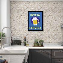 Quadro Decorativo Que Toda Inveja Vire Cerveja 45x34cm