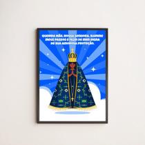 Quadro Decorativo Querida Nossa Senhora 24x18cm Quadro Decorativo Querida Nossa Senhora 24x18cm