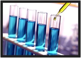 Quadro Decorativo Química Laboratórios Farmácia Biologia Decoração Com Moldura G06 - Vital Quadros