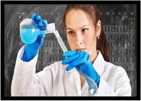 Quadro Decorativo Química Laboratórios Vidrarias Reações Químicas Com Moldura RC022 Quadro Decorativo Química Laboratórios Vidrarias Reações Químicas Com Moldura RC022