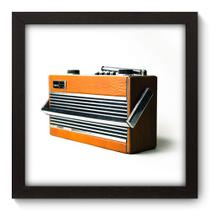 Quadro Decorativo - Rádio - 22cm x 22cm - 017qnvap Quadro Decorativo - Rádio - 22cm x 22cm - 017qnvap