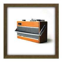 Quadro Decorativo - Rádio - 33cm x 33cm - 056qdvm Quadro Decorativo - Rádio - 33cm x 33cm - 056qdvm