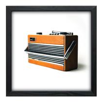 Quadro Decorativo - Rádio - 33cm x 33cm - 056qdvp Quadro Decorativo - Rádio - 33cm x 33cm - 056qdvp