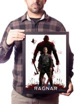 Quadro Decorativo Ragnar Lodbrok Vikings Valhalla Arte Quadro Decorativo Ragnar Lodbrok Vikings Valhalla Arte