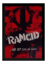 Quadro Decorativo Rancid Banda Arte Poster Moldurado