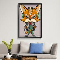 Quadro Decorativo Rapoza 50x70 cm Placa Decorativa em MDF para Decoração de interiores