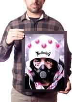 Quadro Decorativo Rapper Lil Xan Arte Trap Rap Quadro Decorativo Rapper Lil Xan Arte Trap Rap