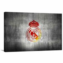 Quadro decorativo Real Madrid C F Tela em Tecido