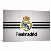 Quadro decorativo Real Madrid C F Tela em Tecido