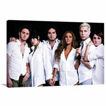 Quadro decorativo Rebeldes RBD com Tela em Tecido Quadro decorativo Rebeldes RBD com Tela em Tecido