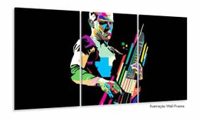 Quadro decorativo Red Hot Chili Peppers - Tela em Tecido Quadro decorativo Red Hot Chili Peppers - Tela em Tecido