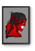 Quadro Decorativo Red Hulk