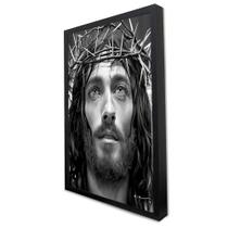 Quadro Decorativo Rei Jesus em Moldura Caixa Quadro Decorativo Rei Jesus em Moldura Caixa