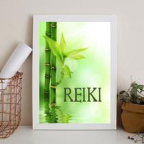 Quadro Decorativo Reiki - Bambu Chinês 45X34Cm