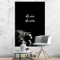 Quadro Decorativo Religioso 90x60cm - Fidelidade para a Capela