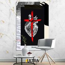 Quadro Decorativo Religioso 90x60cm - Milagre para o Vestíbulo