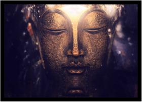 Quadro Decorativo Religioso Budismo Espiritual Com Moldura RC013 Quadro Decorativo Religioso Budismo Espiritual Com Moldura RC013