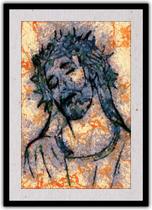 Quadro Decorativo Religioso Jesus Cristo Cristianismo Catolicismo Com Moldura RC080